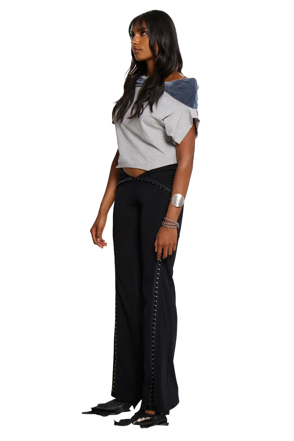Hooked Black Trousers