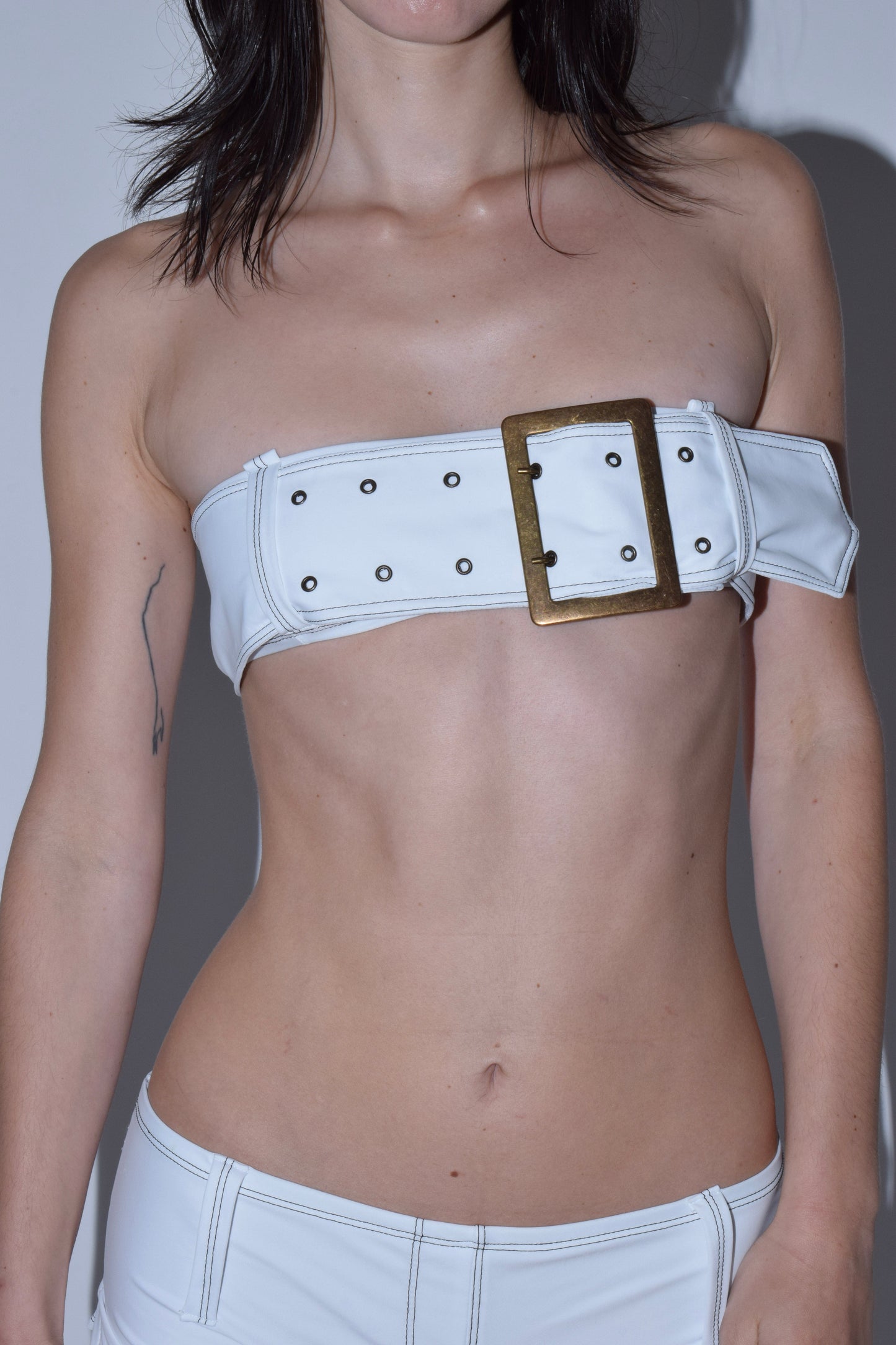 Bandera Bandeau Top in White