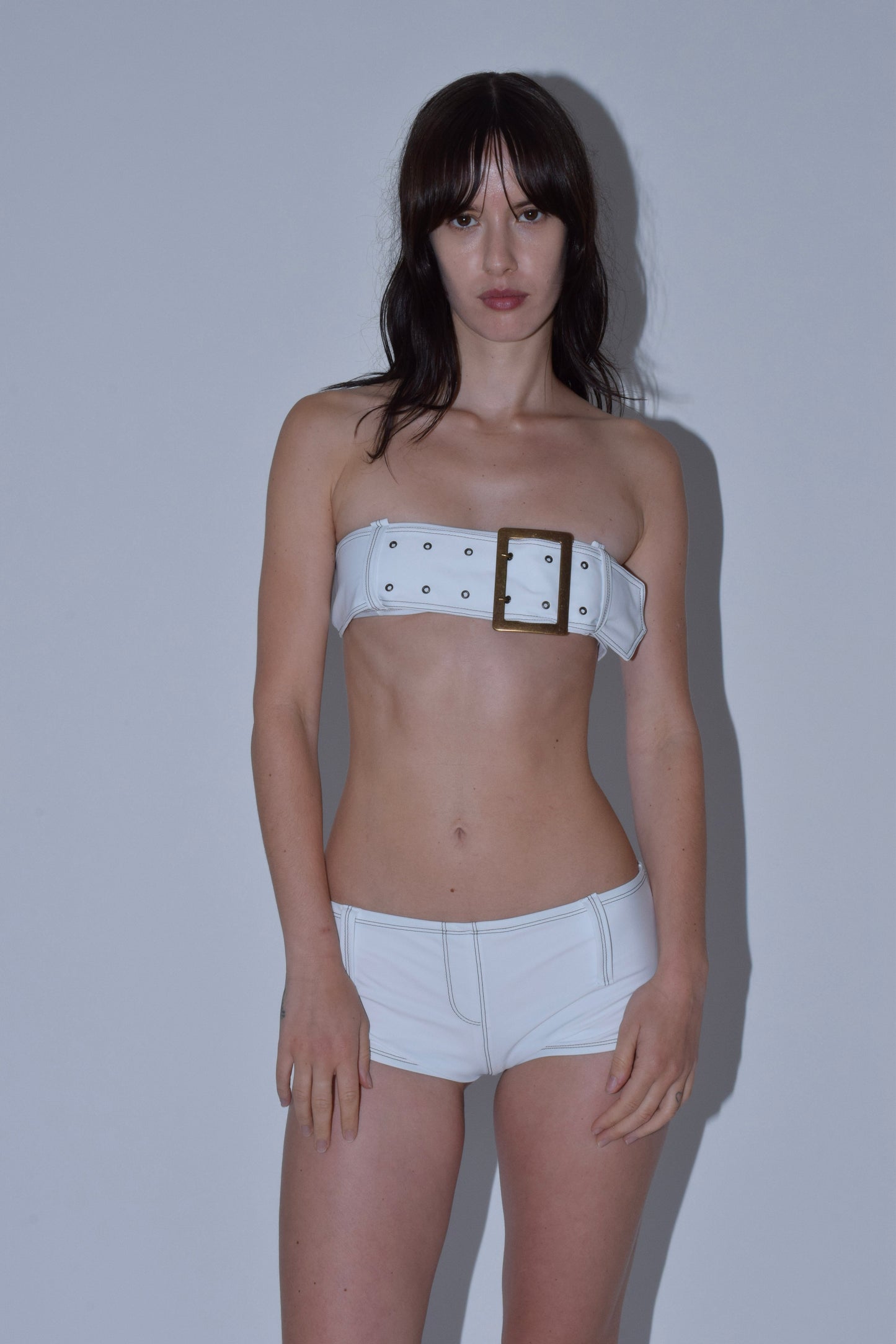 Bandera Bandeau Top in White
