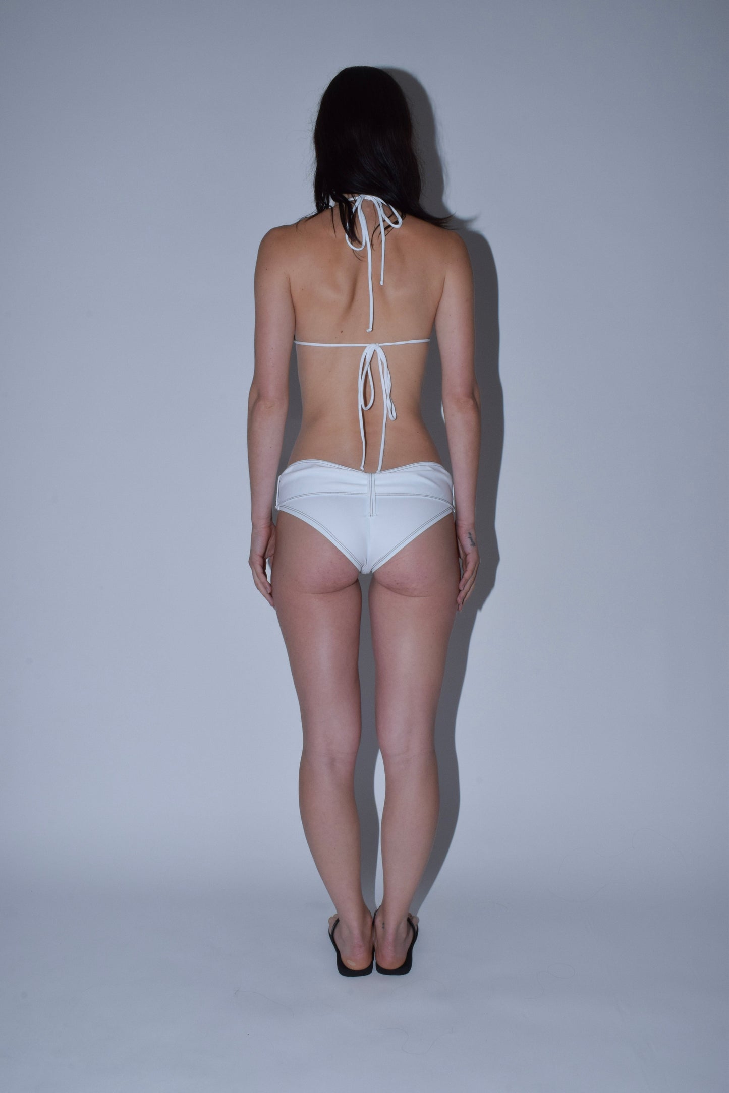 Bandera Triangle Top in White