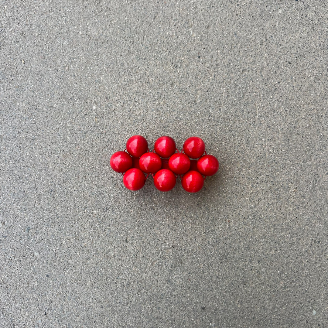 Mori Big Hair Clip (red)
