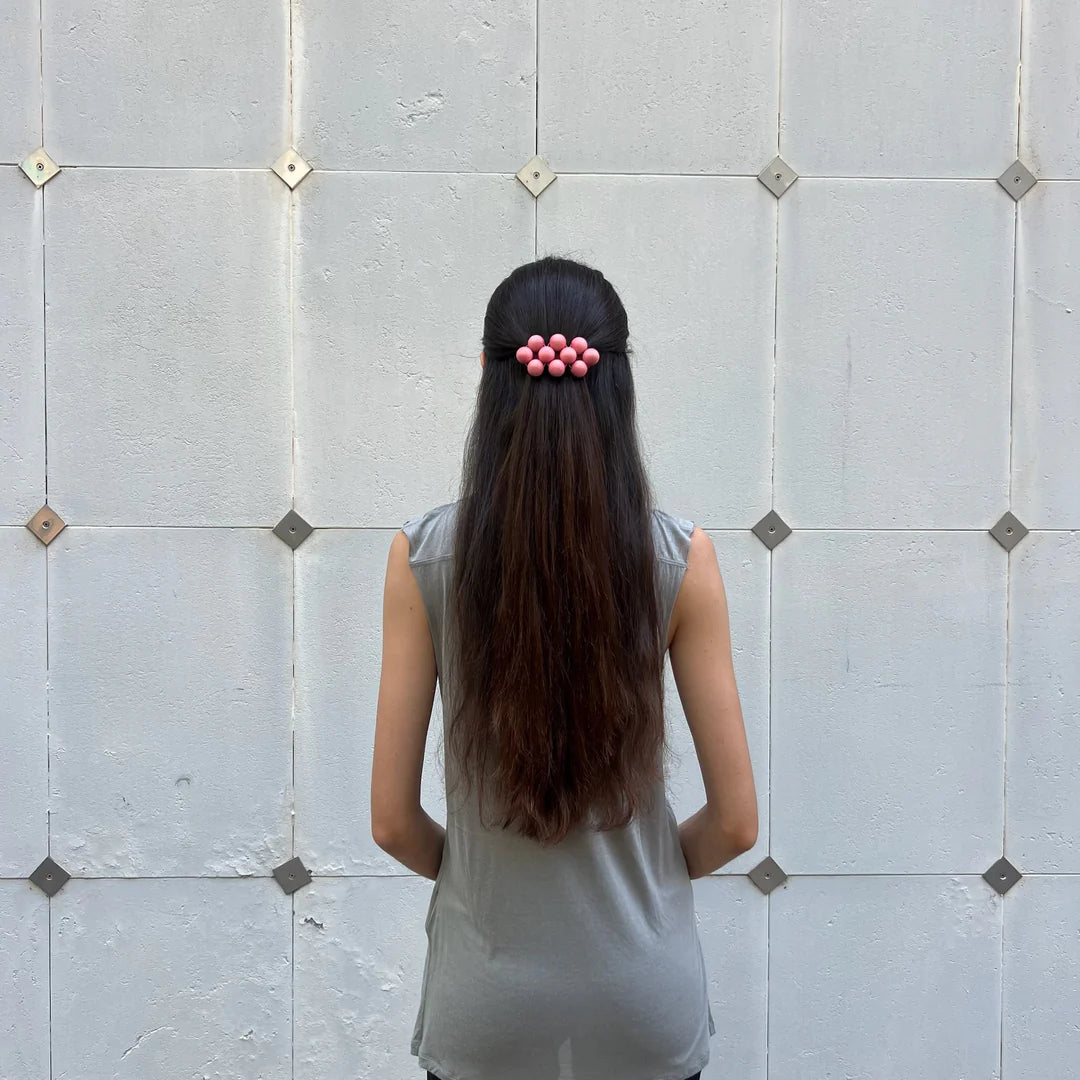 Mori Big Hair Clip (pink)