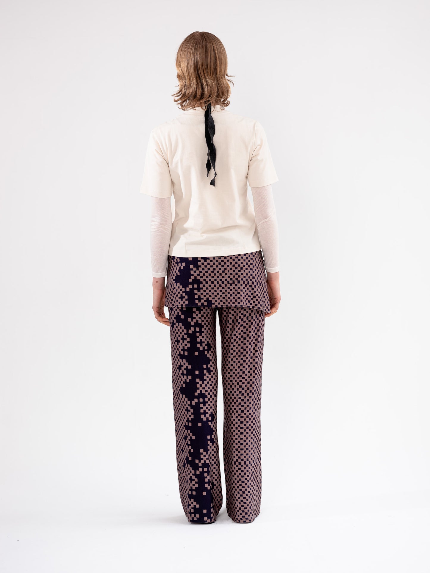 Pixelated Trouser Skirt