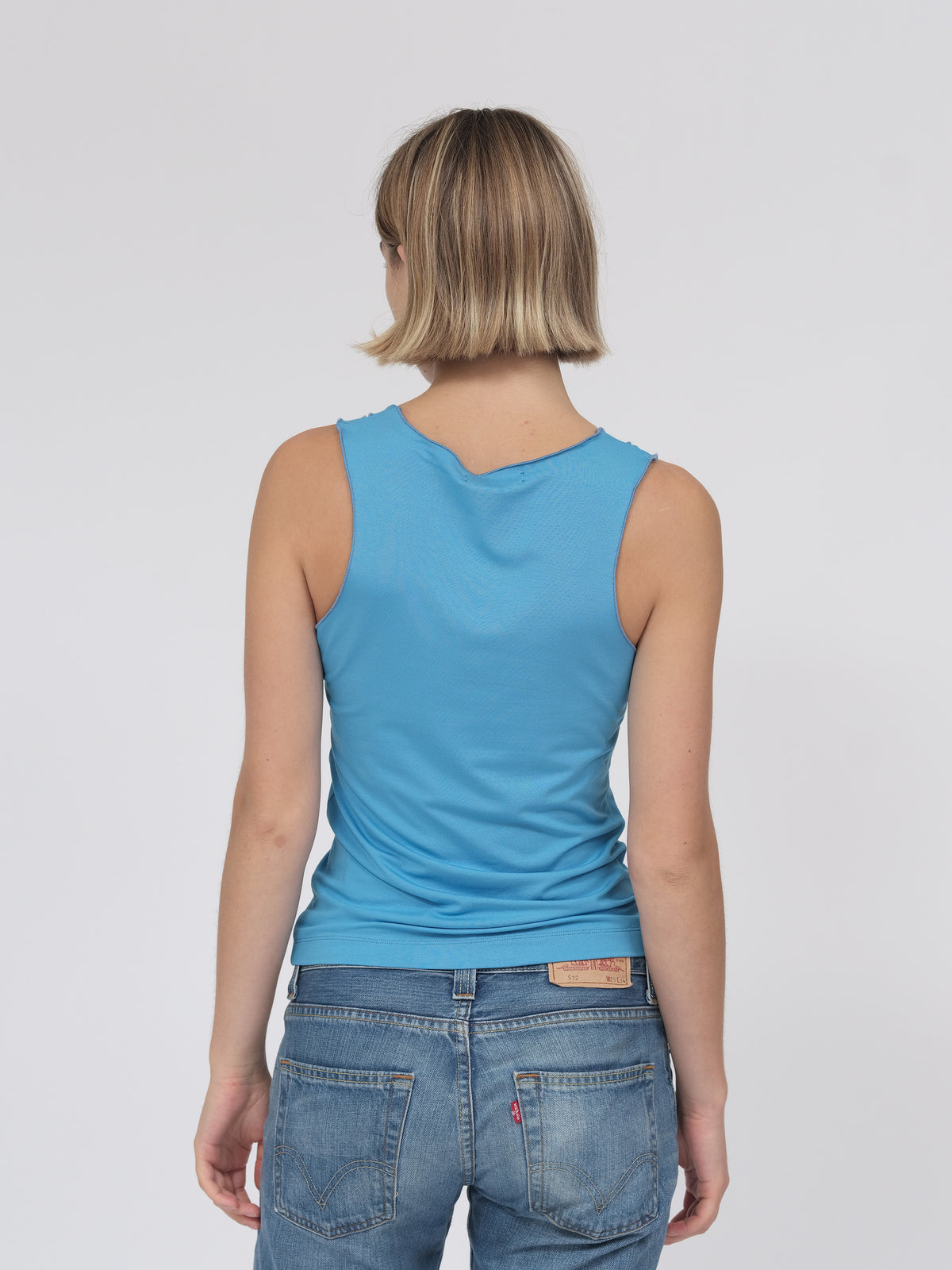 Linea Rope Vest Aqua