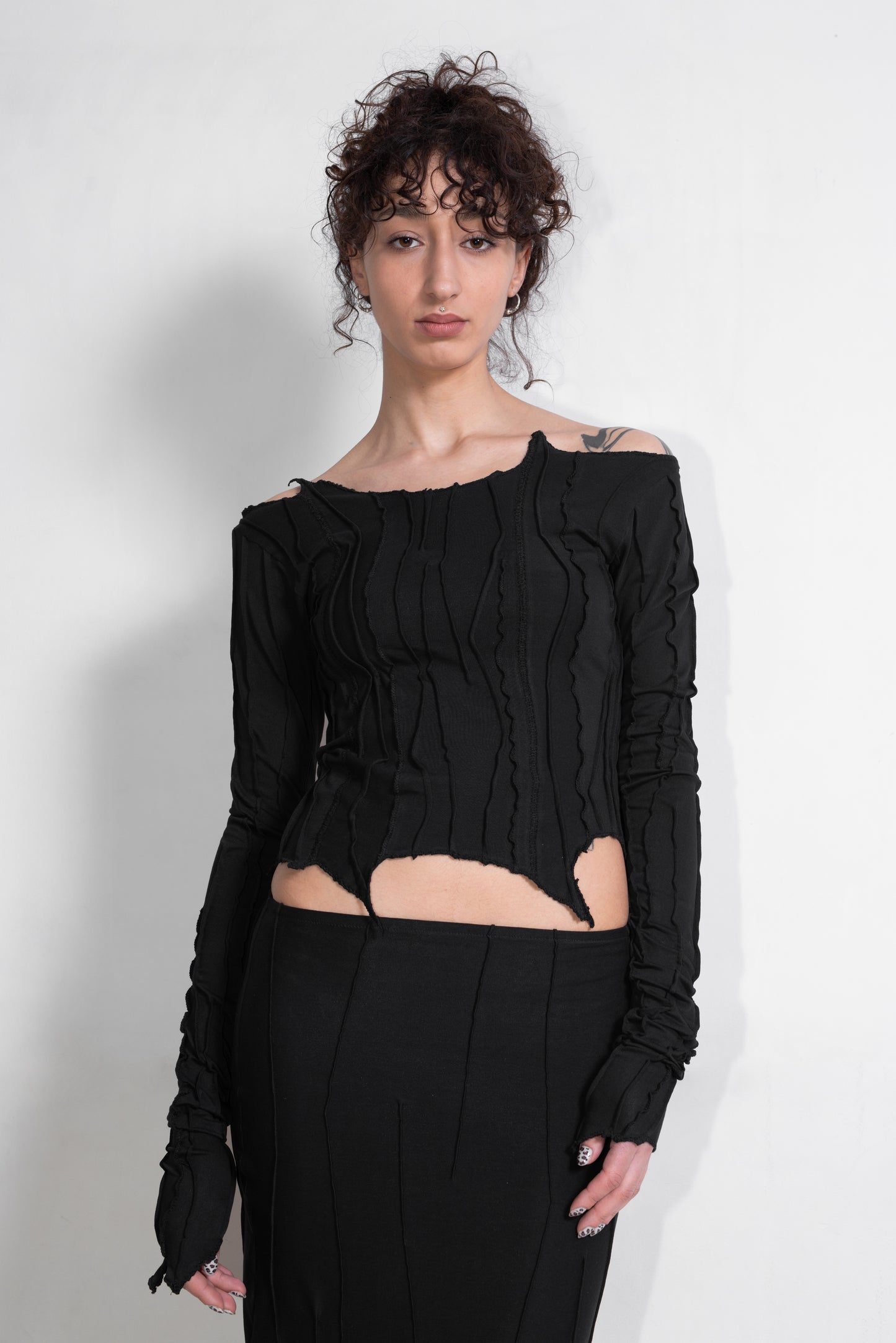 Scarps Bondage Long Sleeve Top