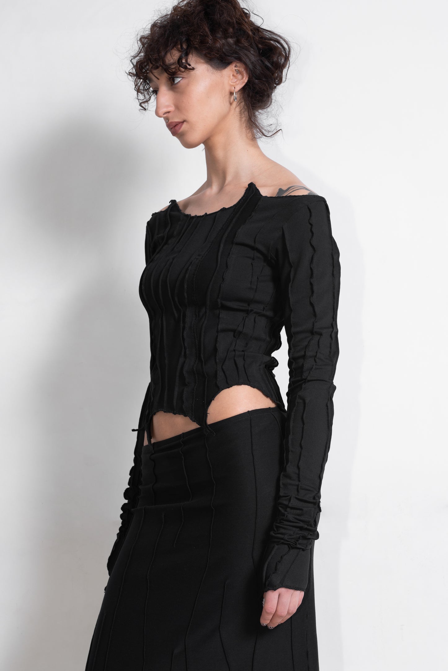 Scarps Bondage Long Sleeve Top
