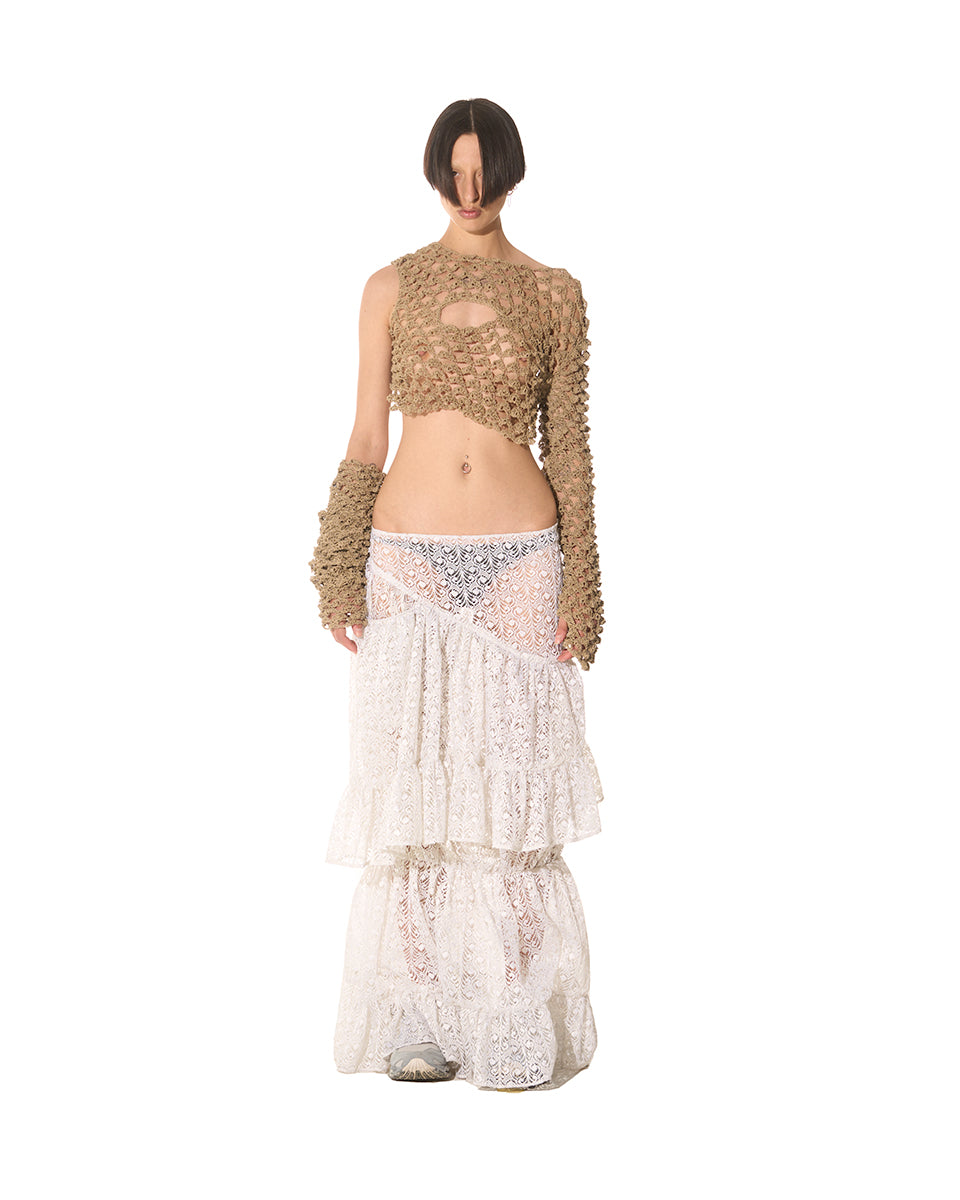 Cut Of Sleeve Top