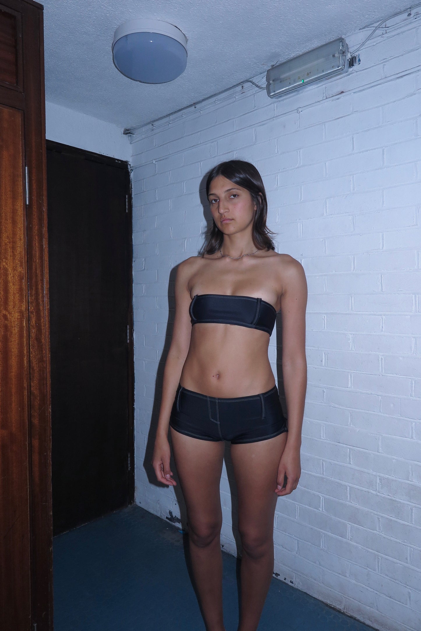 Bandera Bandeau Top in Black