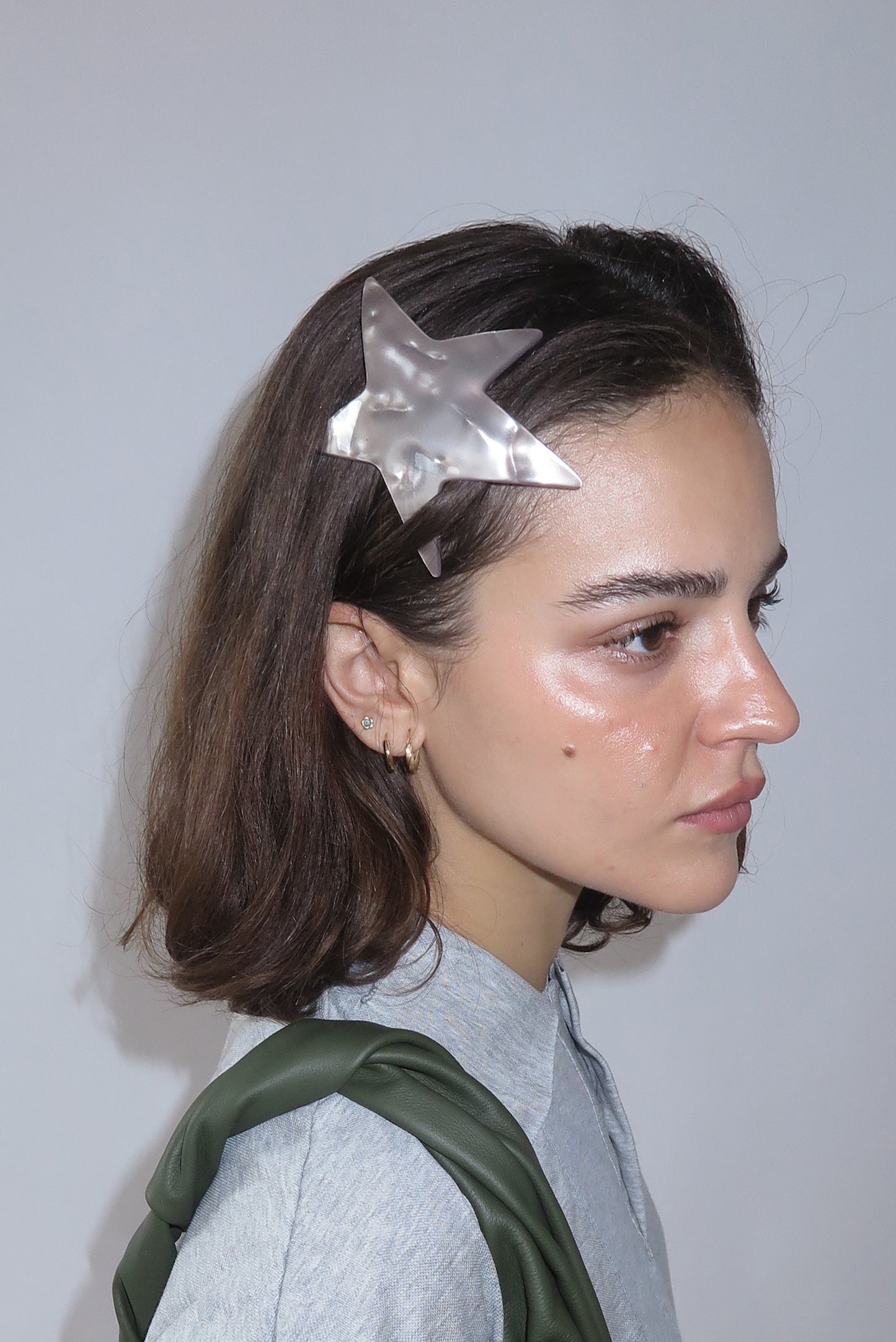 Silver Star Clip