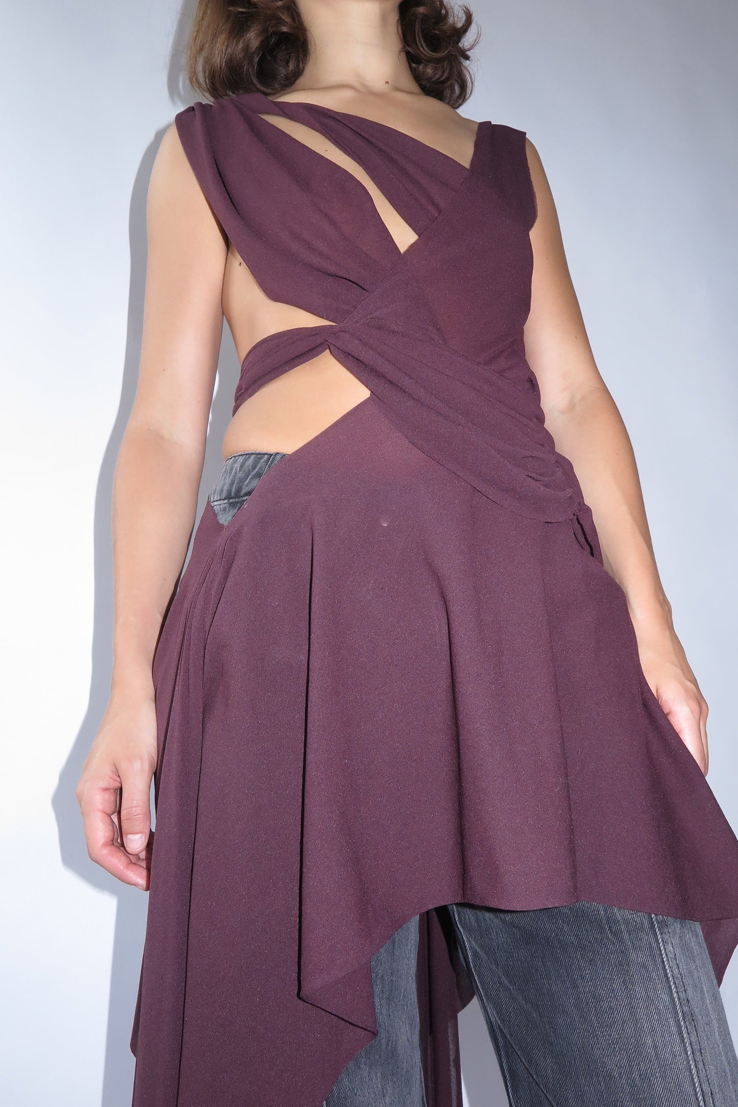 Celine dress brown tulle