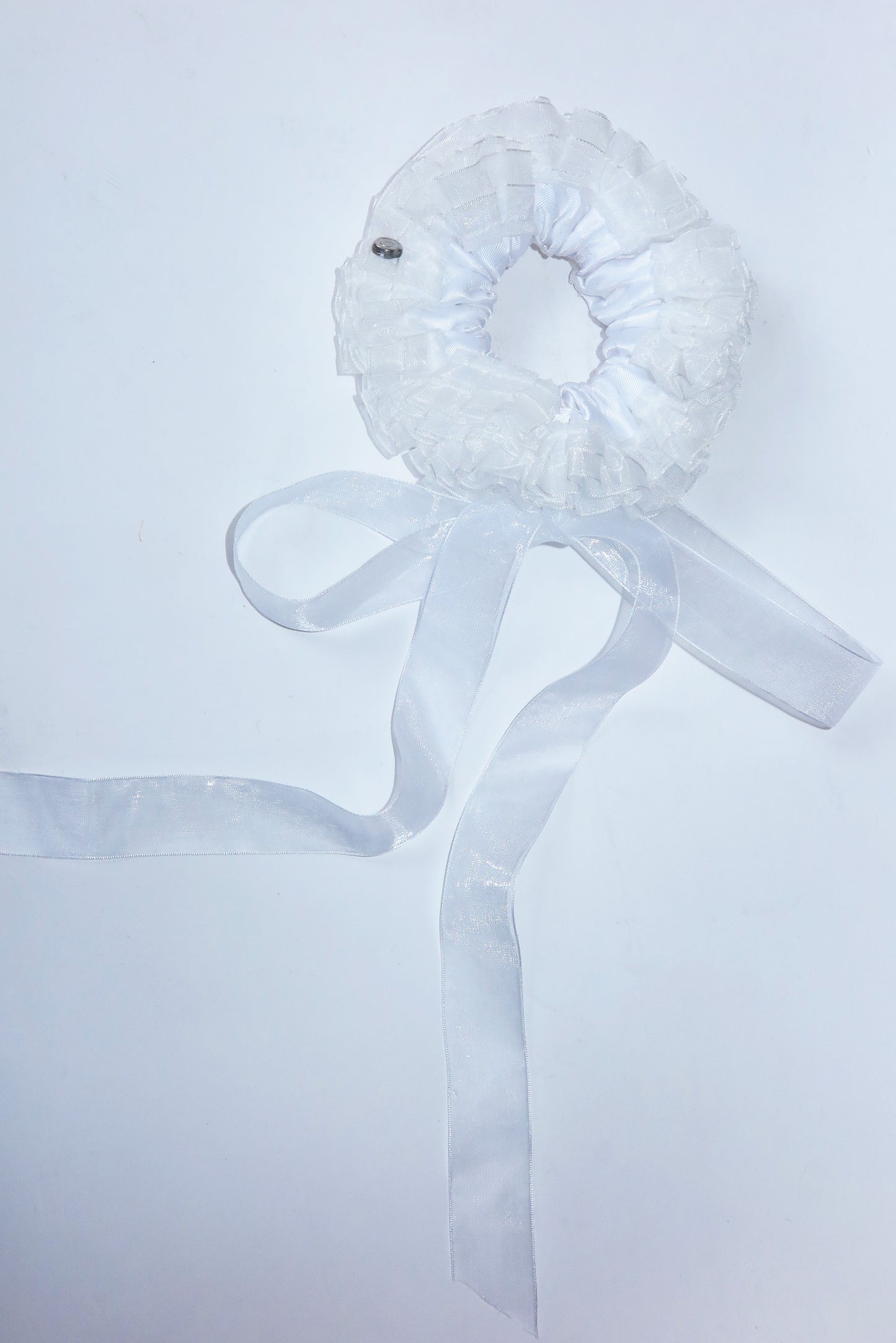 Moon Pleated Ruffle Scrunchie
