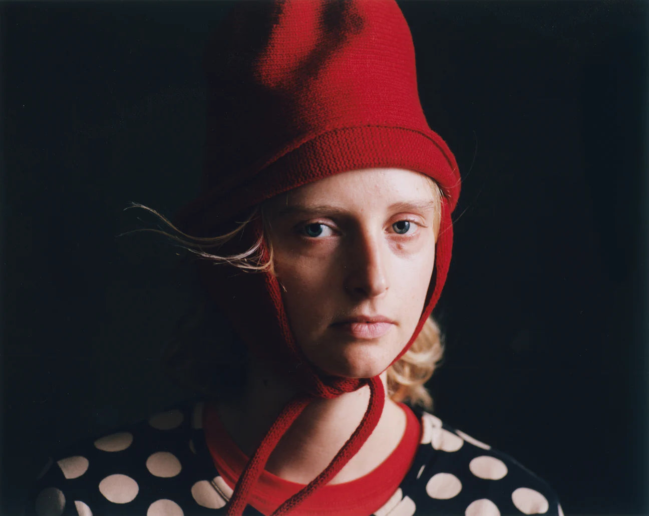 Two T hat, red