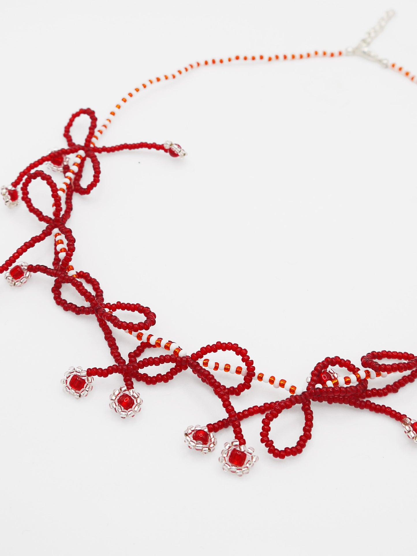 Red Bow Necklace