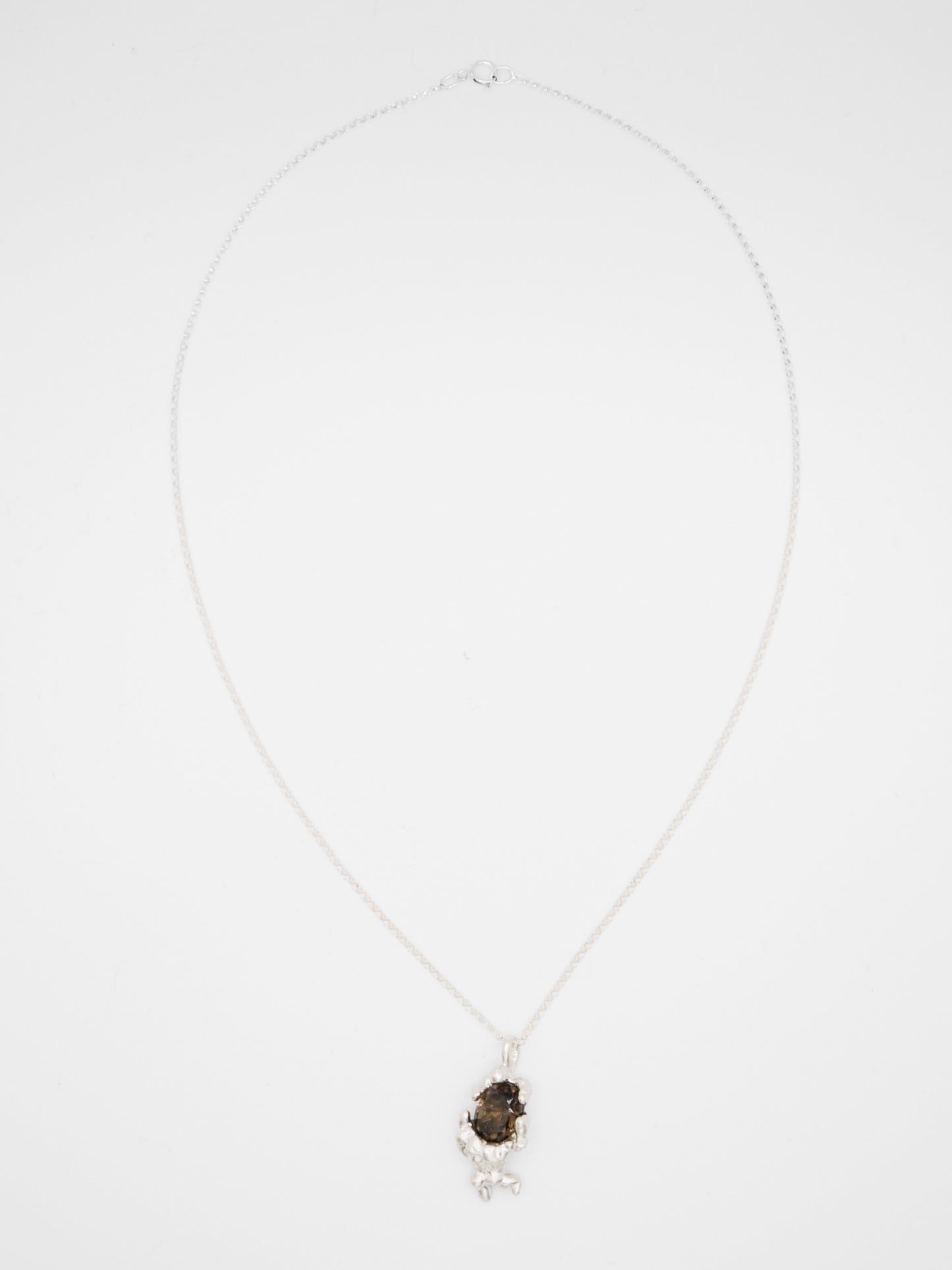 Dragged Necklace Smokey Quartz