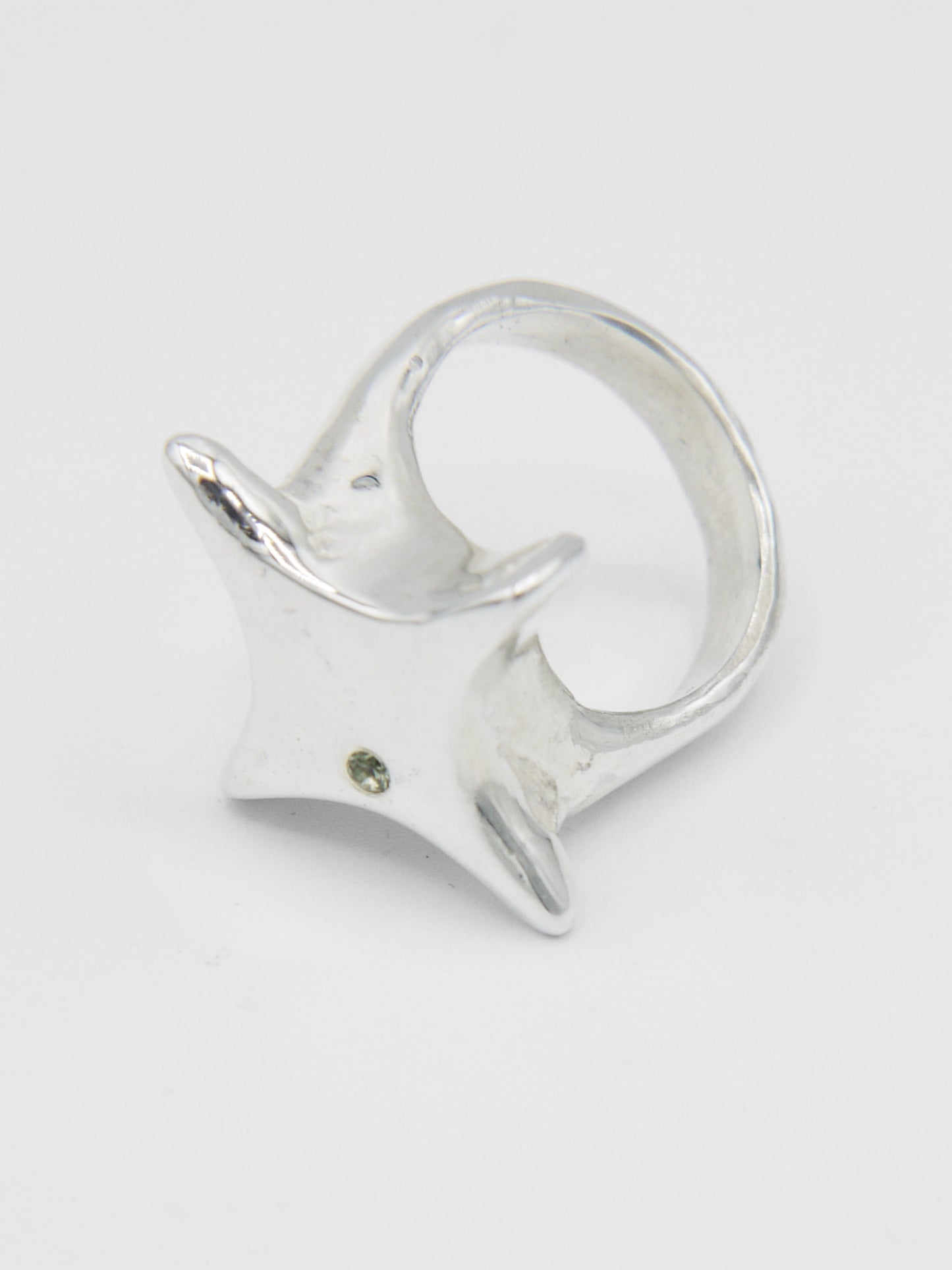 Stanley Ring w Green Saphhire