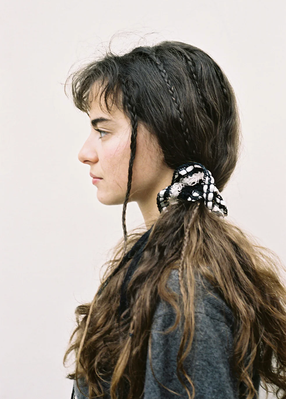Magnetite Lace Scrunchie