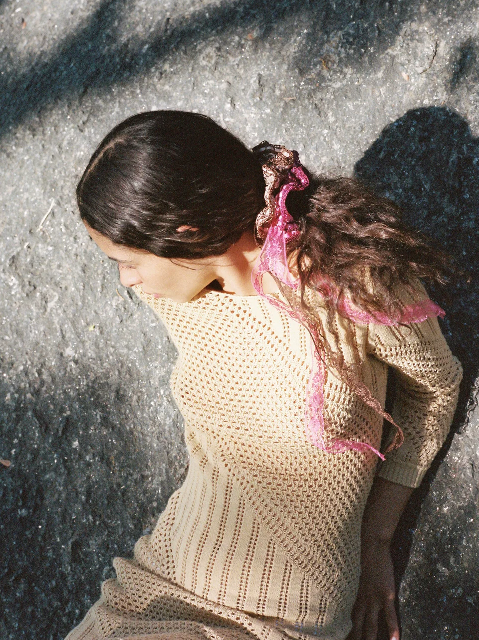 Cassia Lace Scrunchie