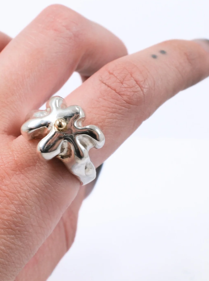 Melted Flower Ring