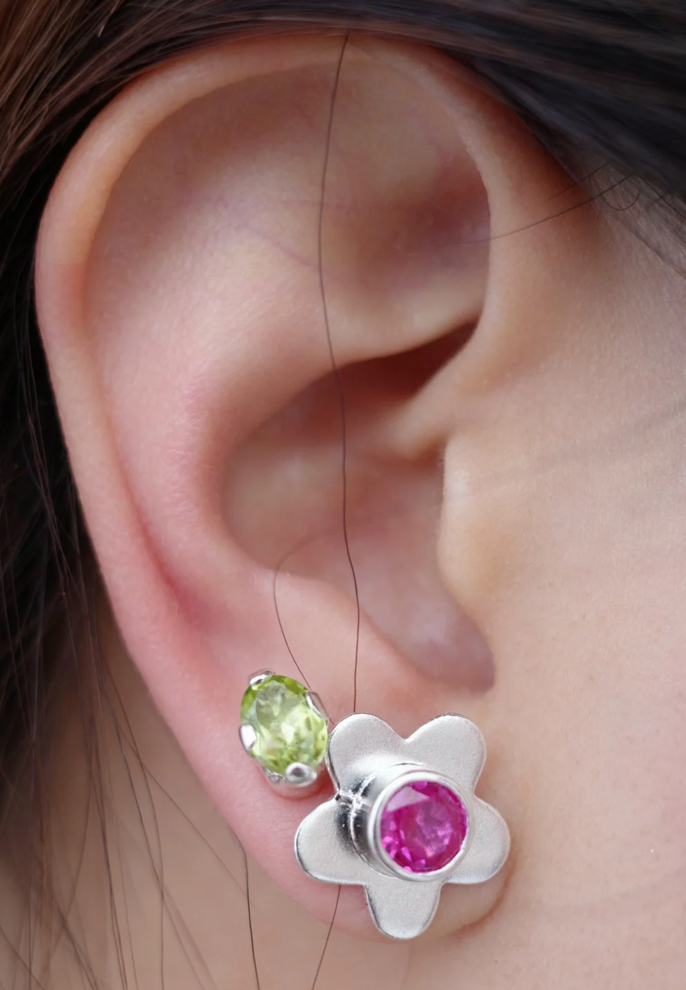 Large Flower Stud