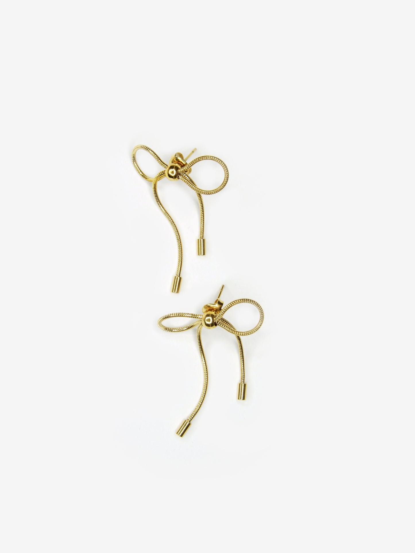 Bow Earrings Gold