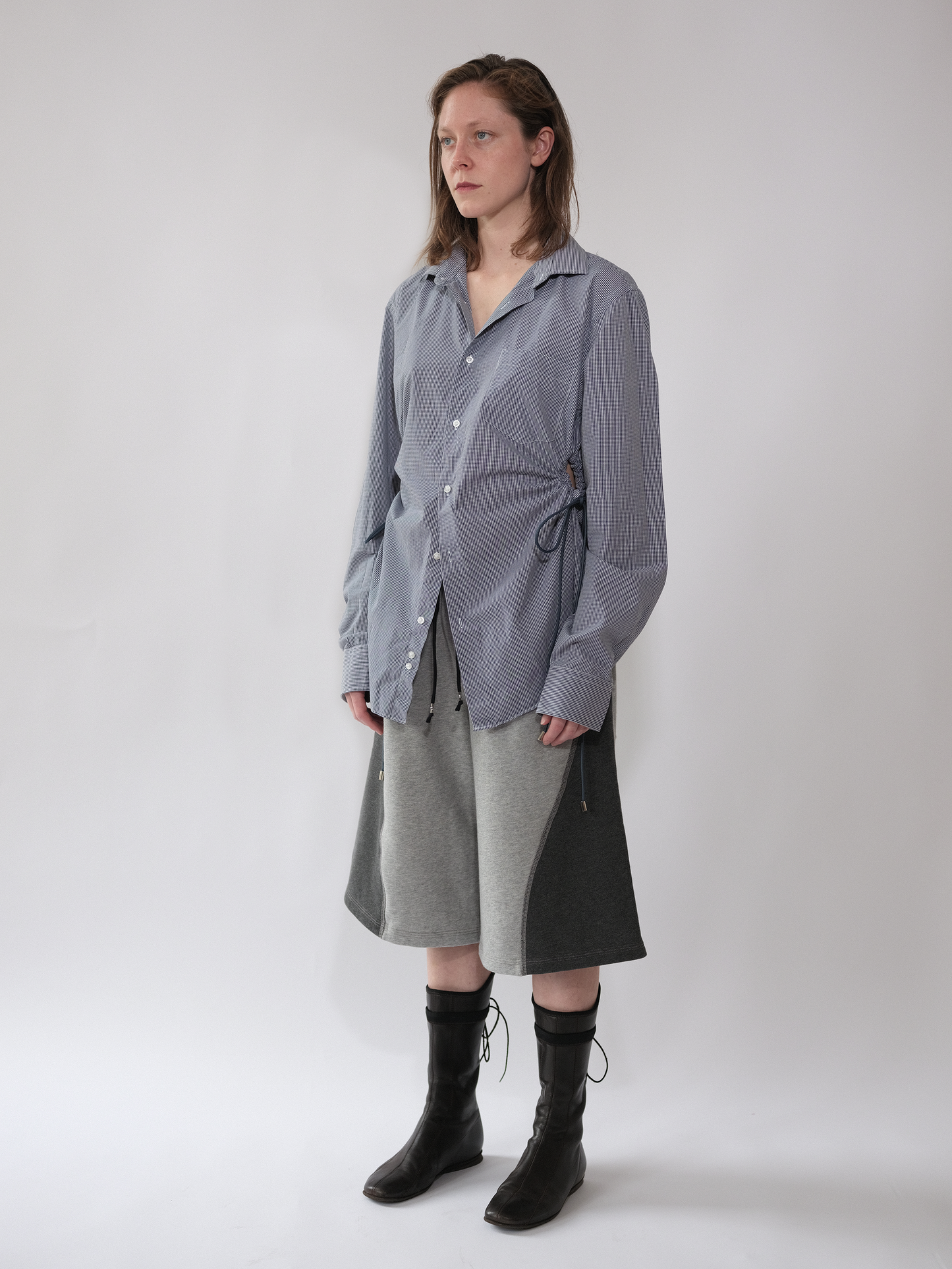 Blue Check Cinch Shirt