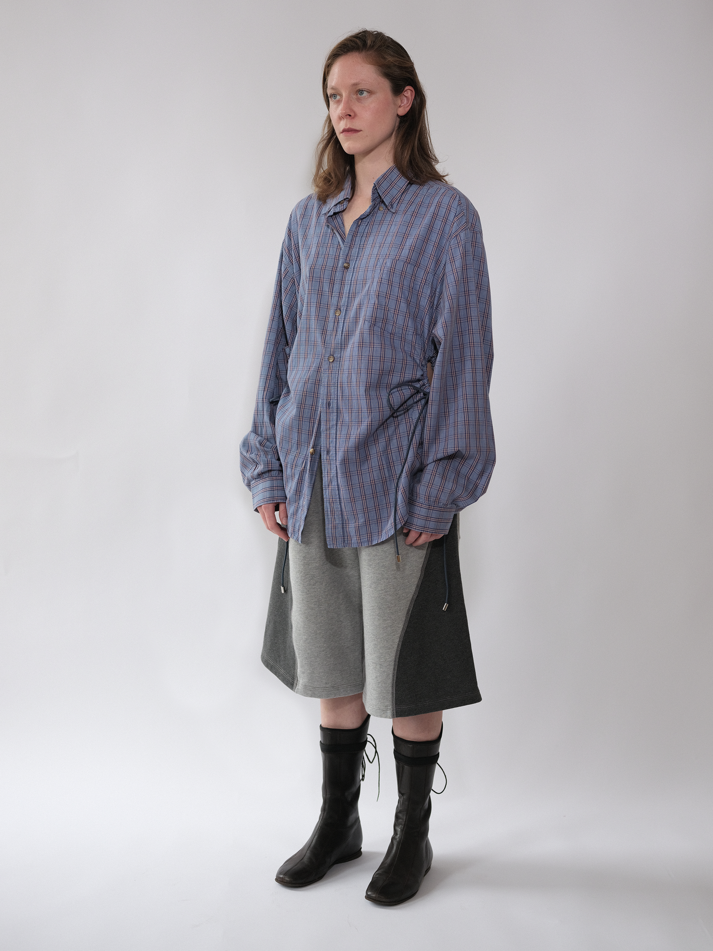 Gingham Cinch Shirt