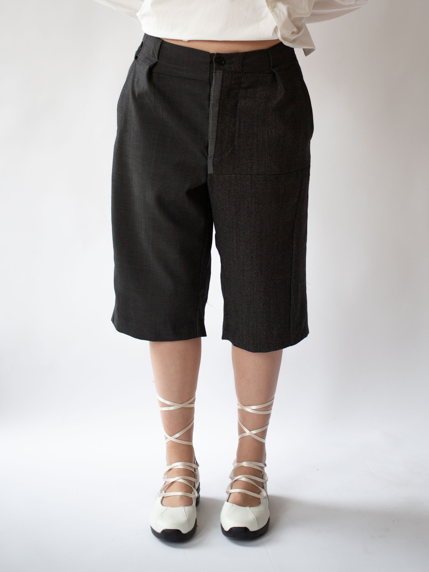 Grey Long Shorts