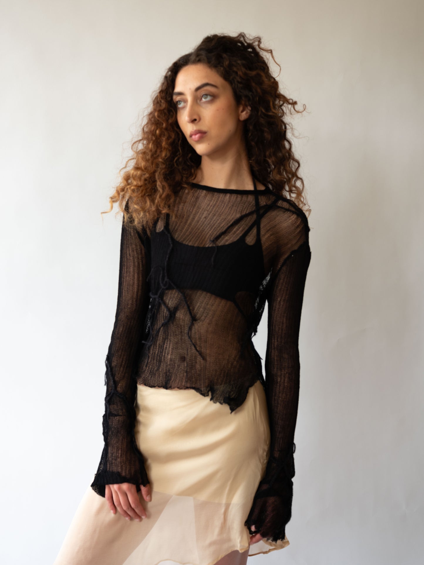 Scrunched Long Sleeves