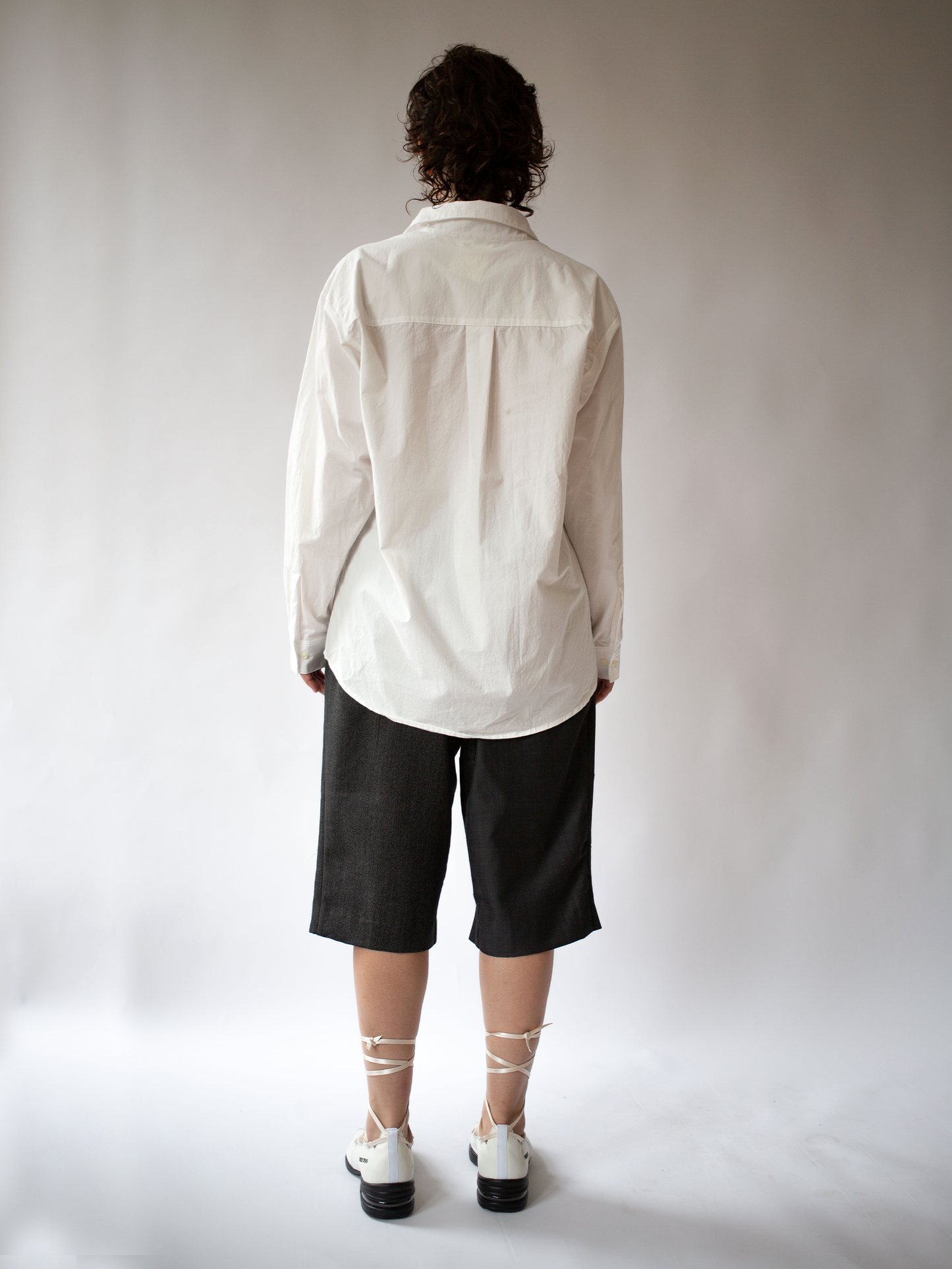 Grey Long Shorts