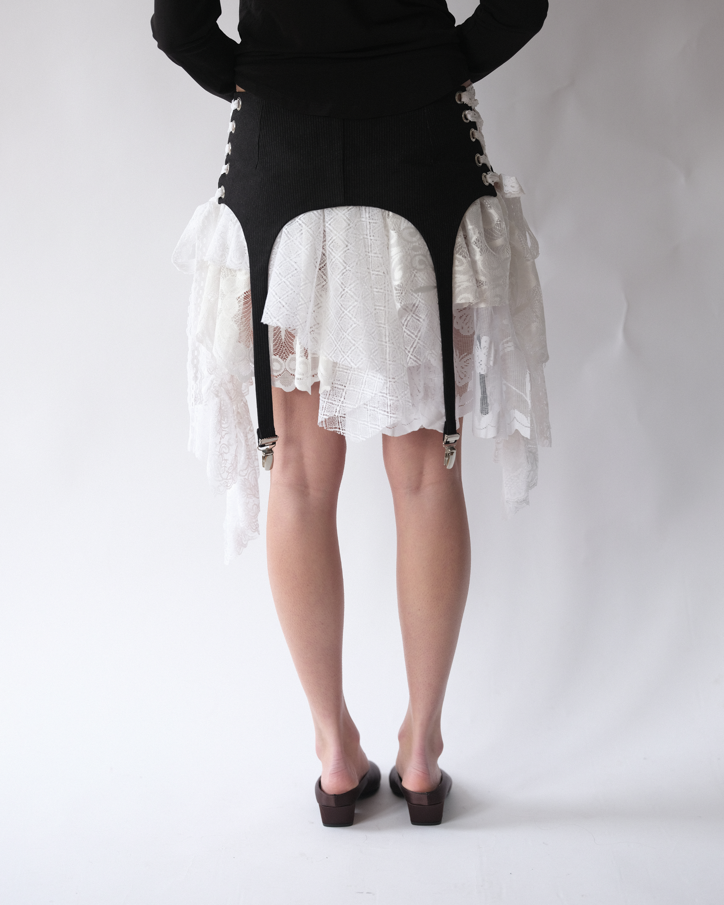 Black Garter Belt Skirt