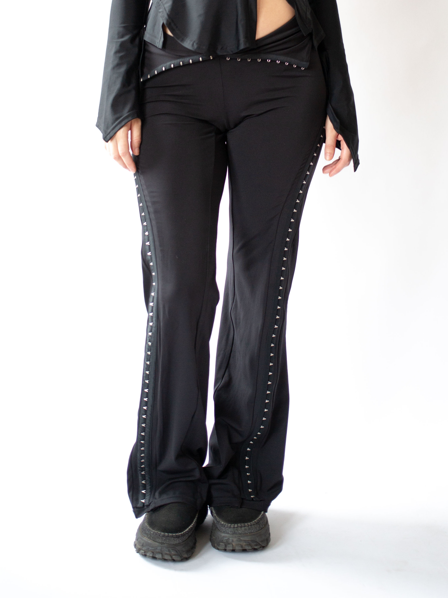 Hooked Black Trousers