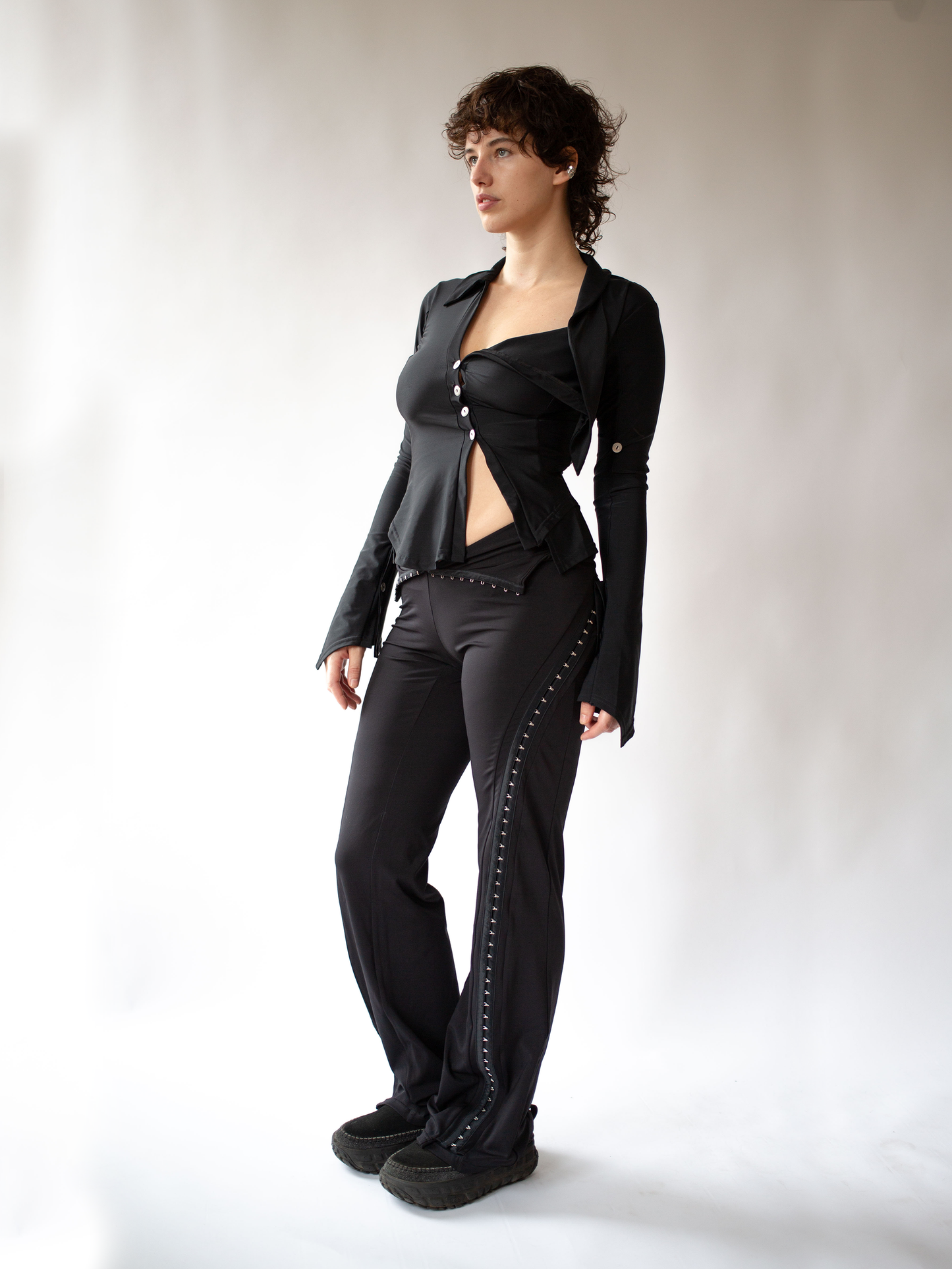 Hooked Black Trousers