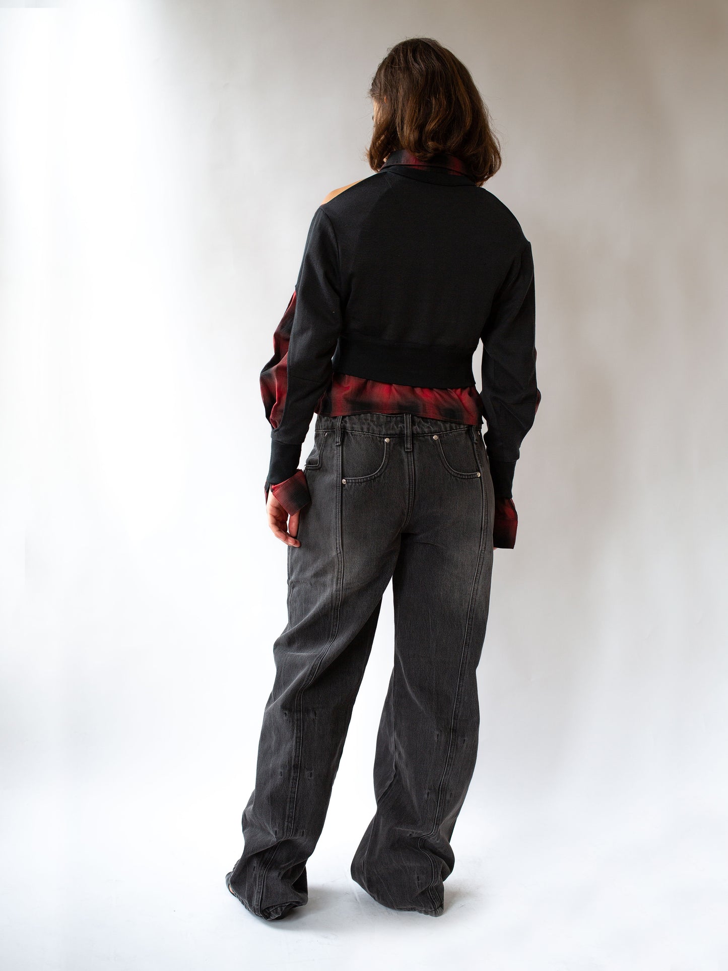 Take me apart cardigan red/black