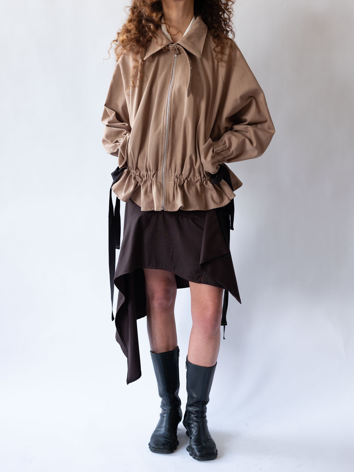 Christie Bomber Jacket Beige