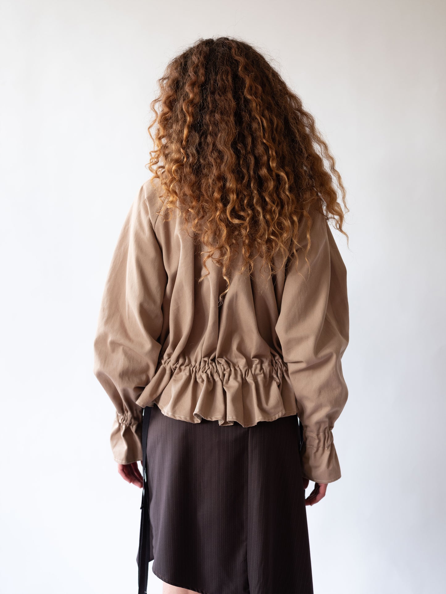 Christie Bomber Jacket Beige
