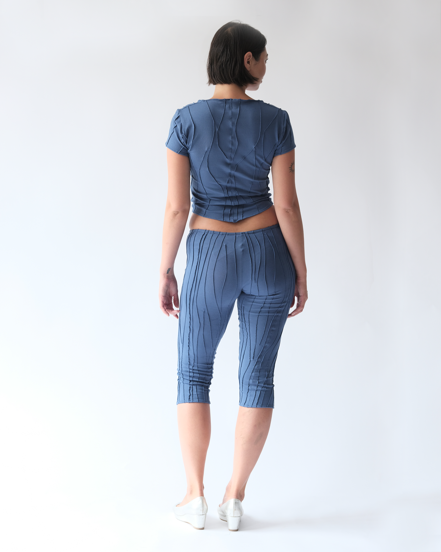 V-neck Tee Blue