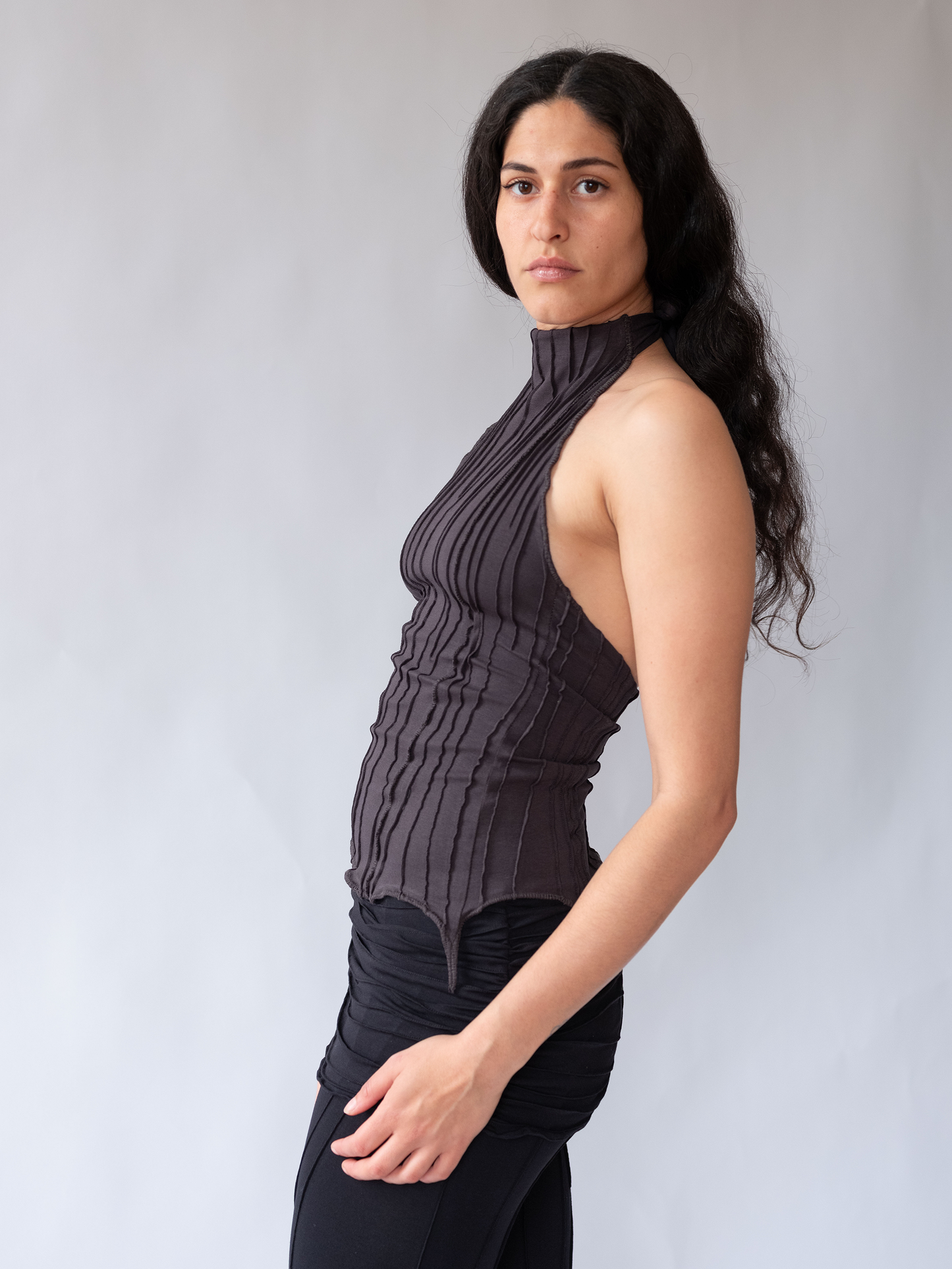 Halter Top Charcoal