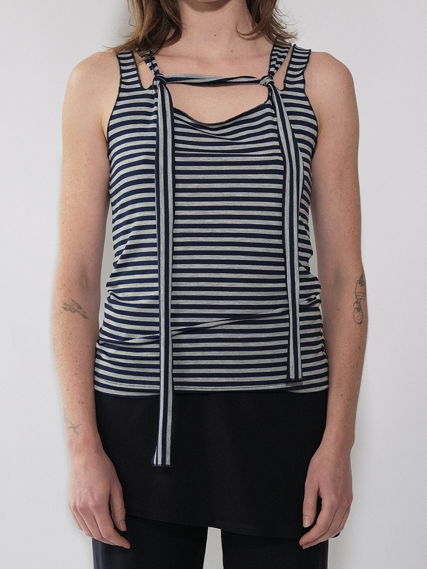 Linea rope vest striped