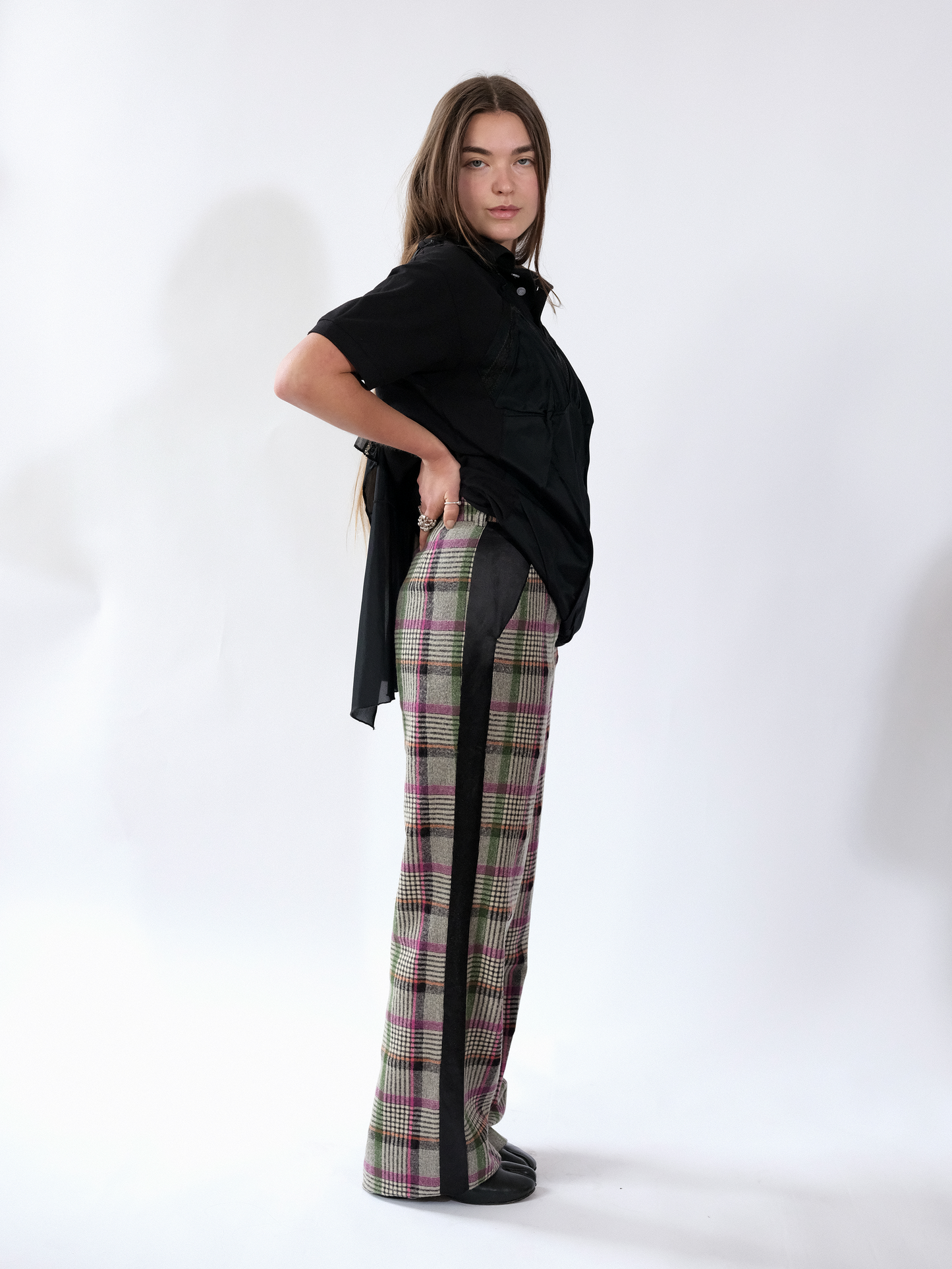 Multiverse tartan trousers
