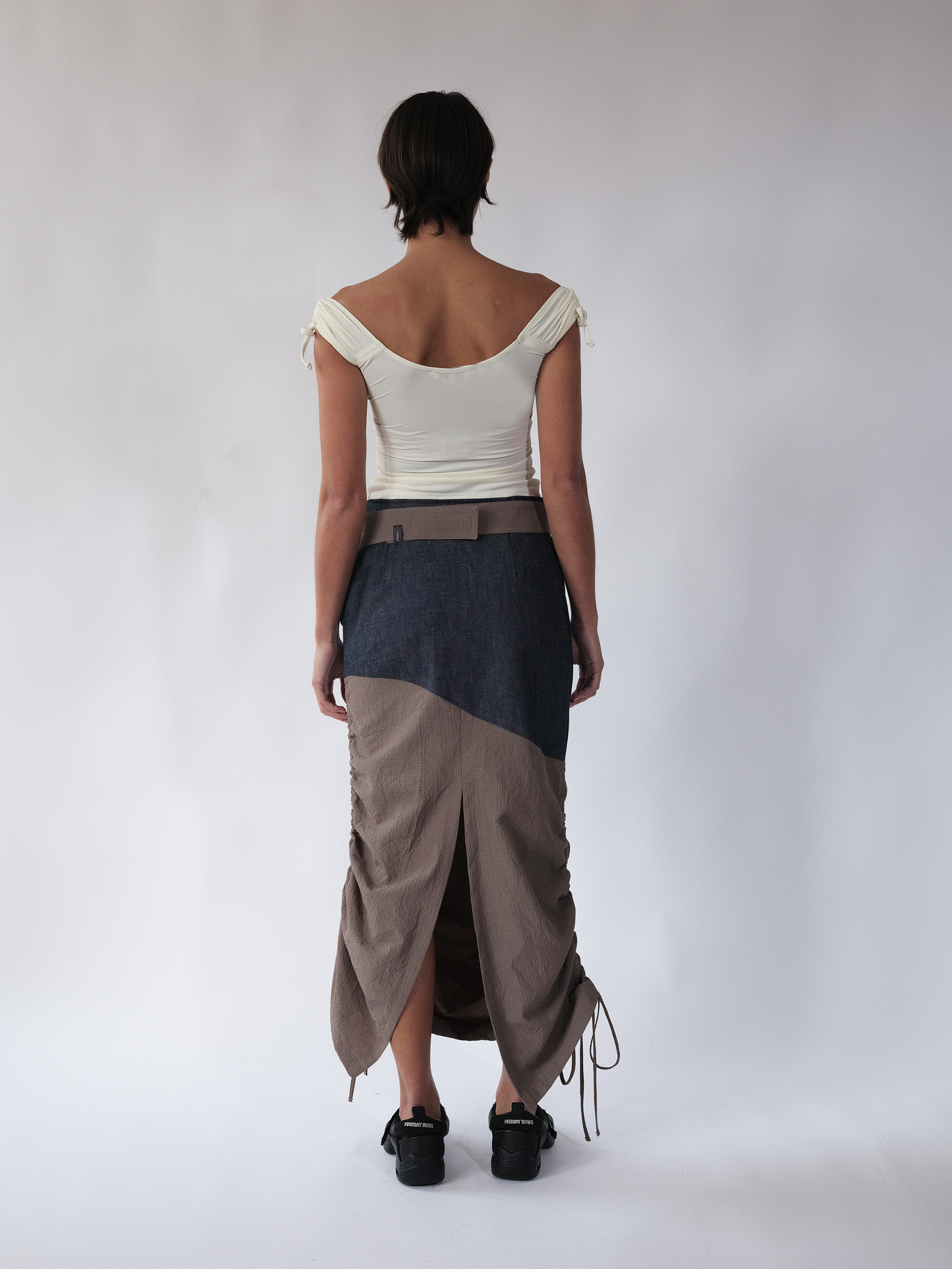 Rush Half denim skirt