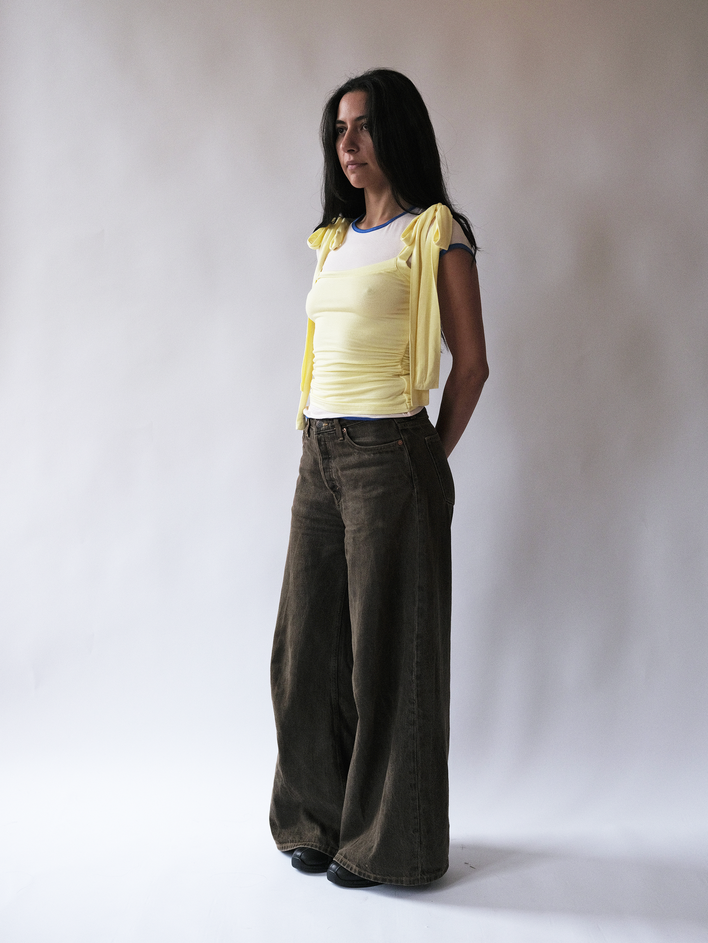 Layered Ringer Tee - Sandcastle