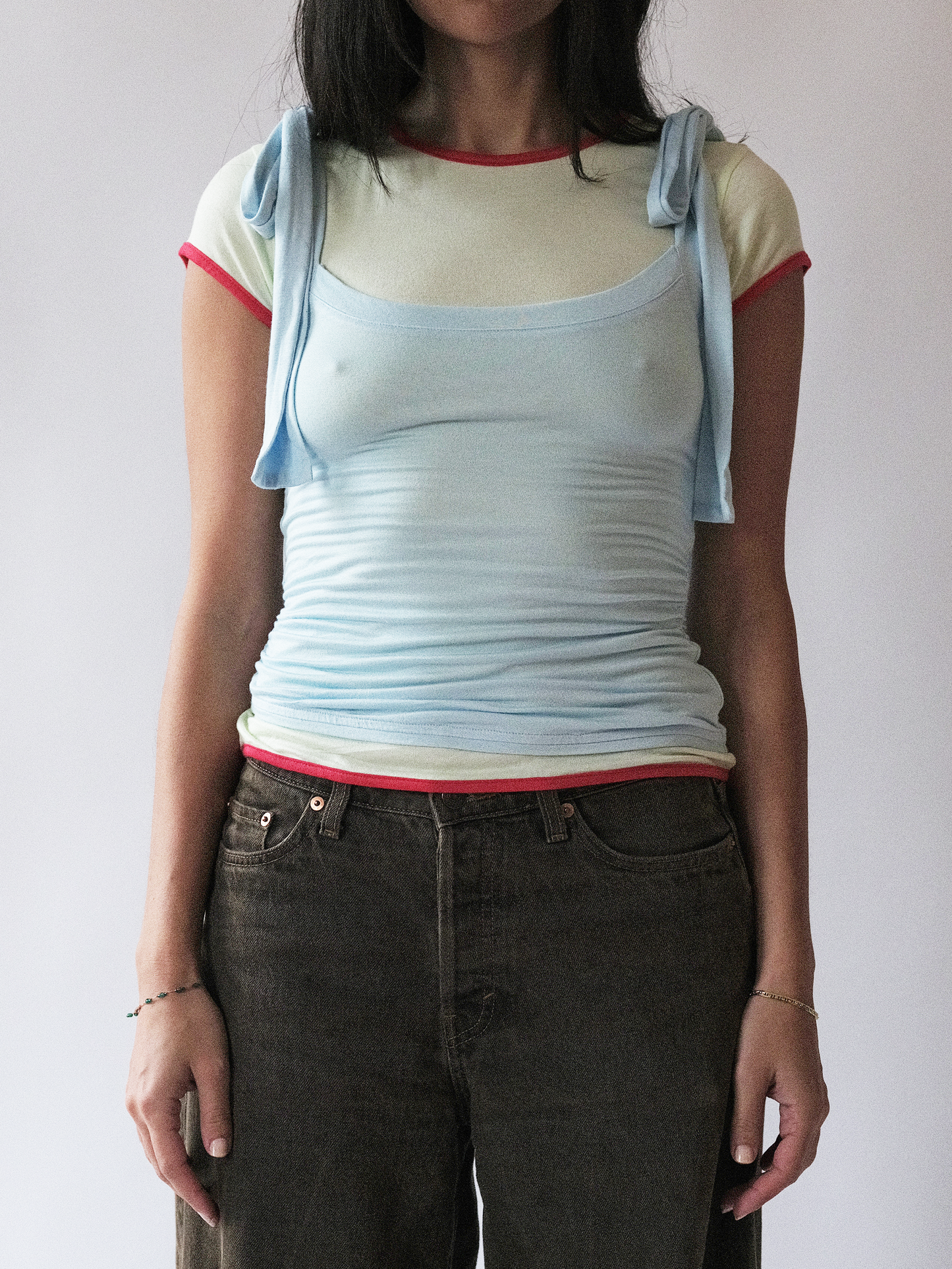 Layered Ringer Tee - High Tide