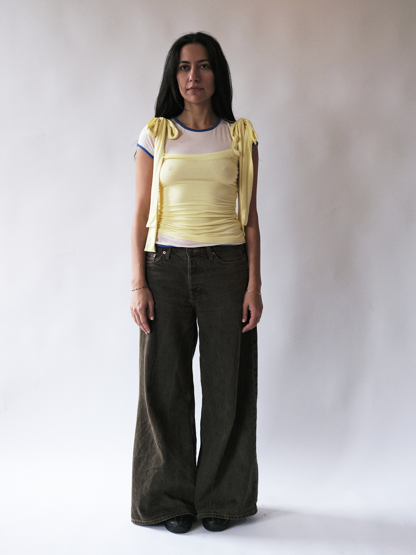 Layered Ringer Tee - Sandcastle