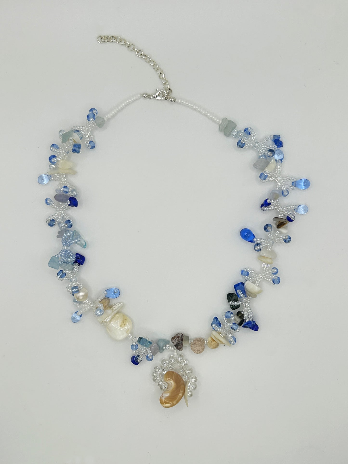 Blue / White Silkworm