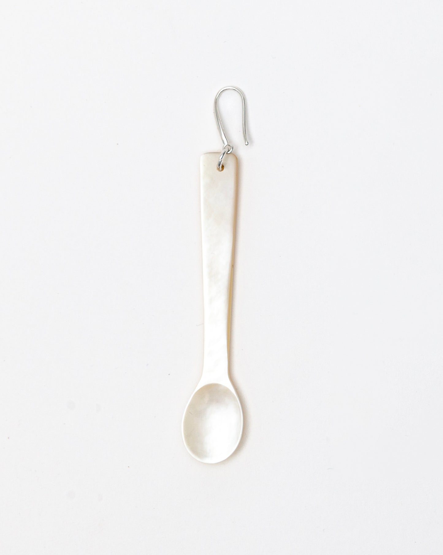 Mother Of Pearl Spoon Earring
