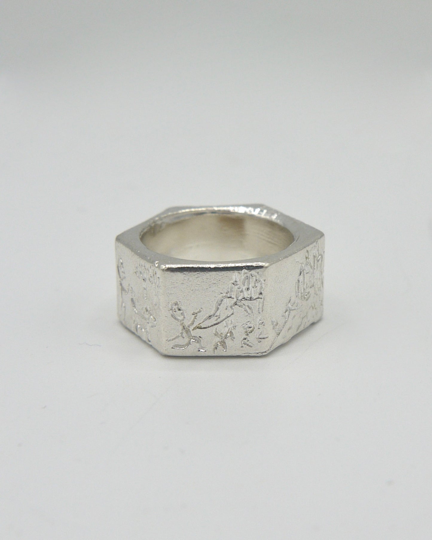 Dog and Man Ring