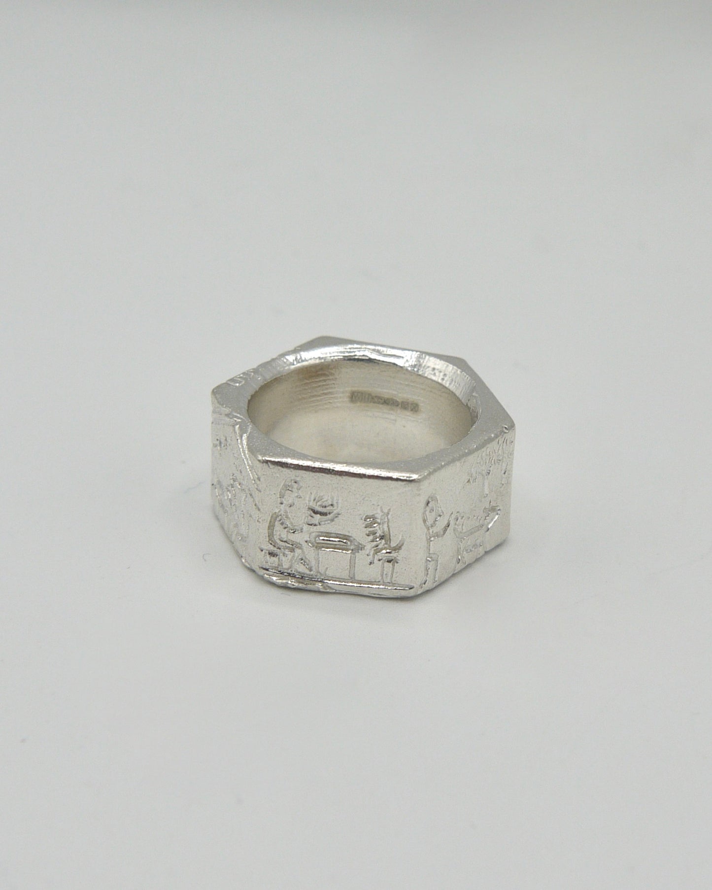 Dog and Man Ring