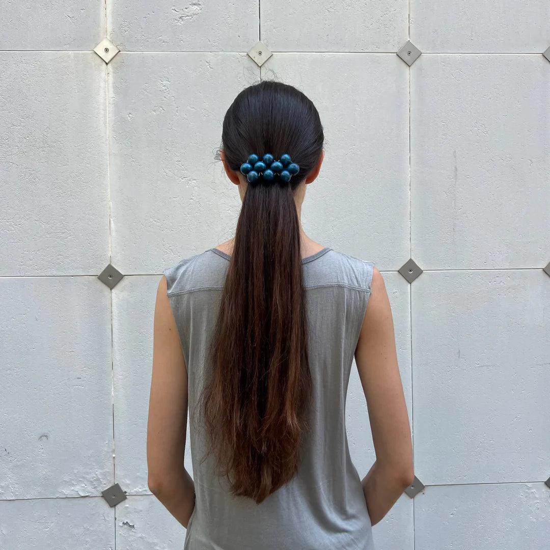 Mori Big Hair Clip (blue)