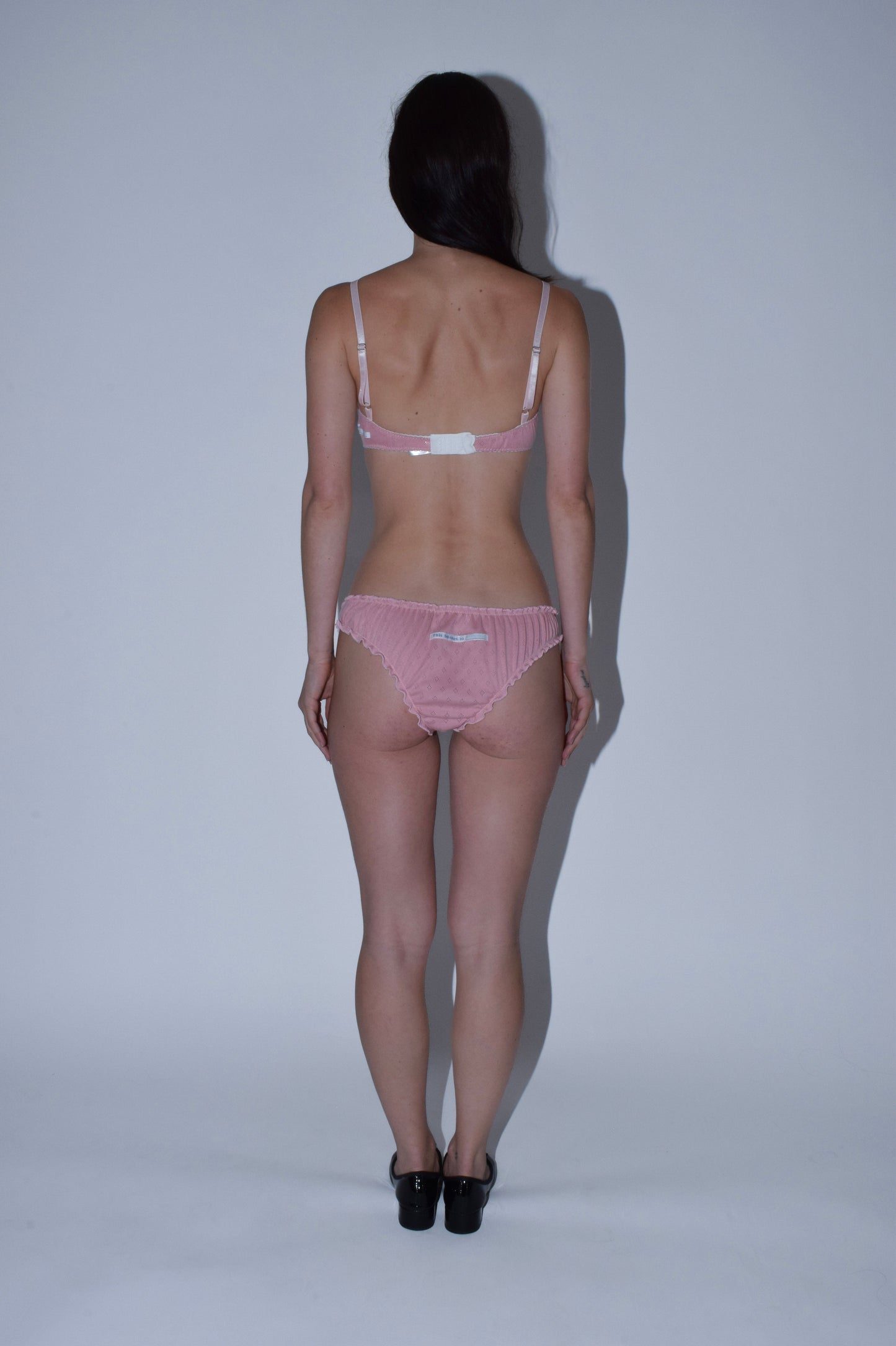 Pink Pointelle Knickers