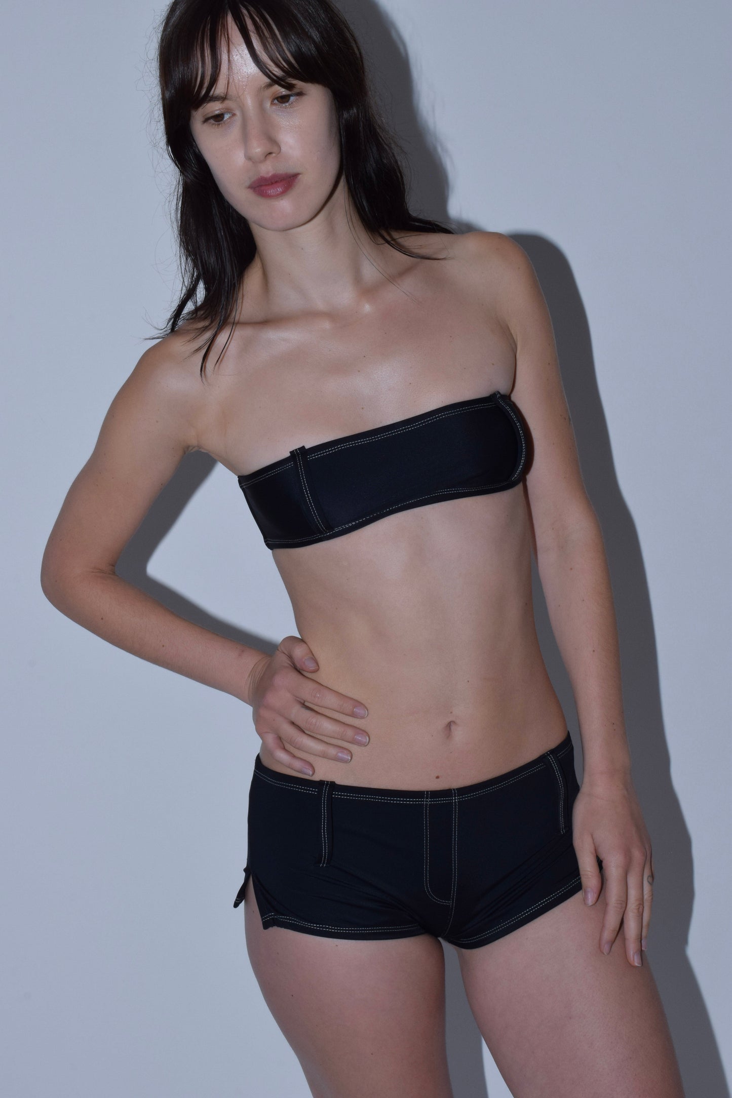 Bandera Bandeau Top in Black
